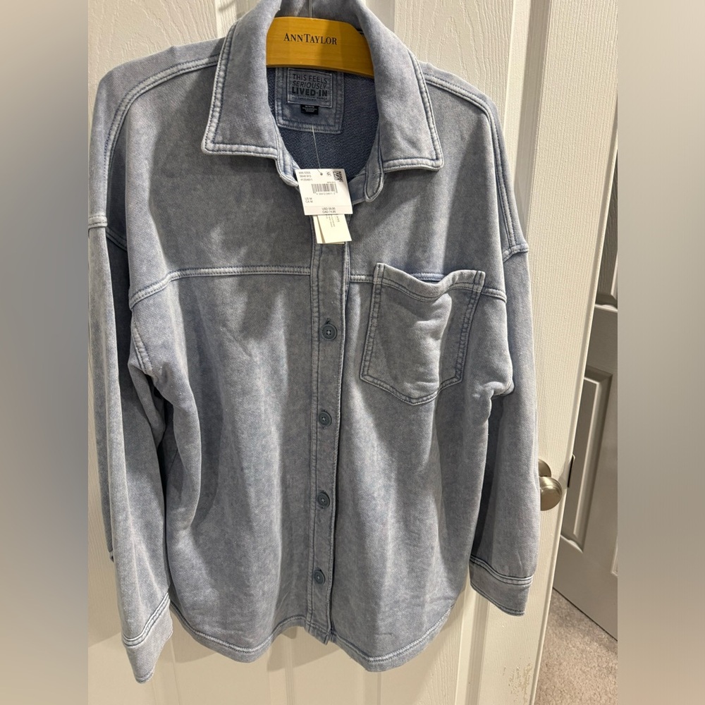 NWOT American Eagle Oversized Fleece Shirt